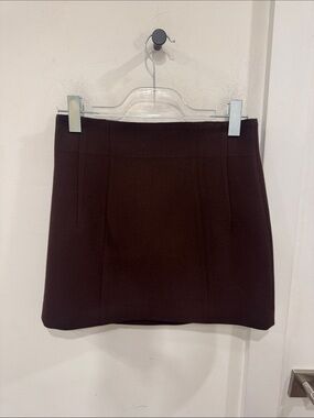 Zara Dark Brown Mini Skirt